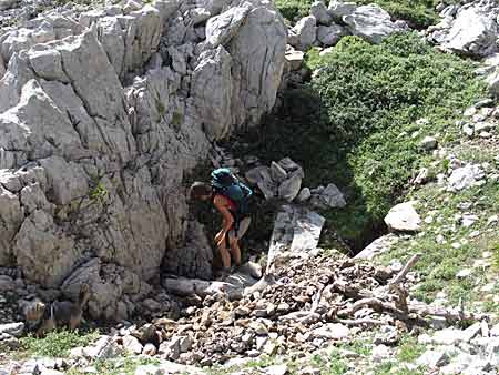 AN701, a blowhole above the terminus of the cave