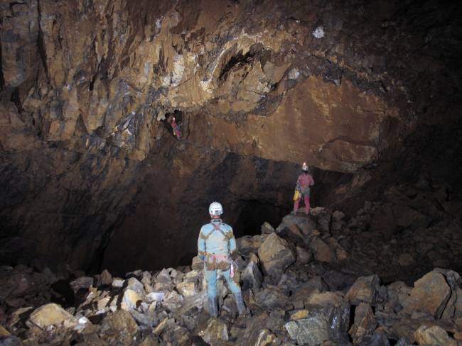 Salle Sidonie (remarquez l'arriv? de la Galerie Rantanplan en hauteur)