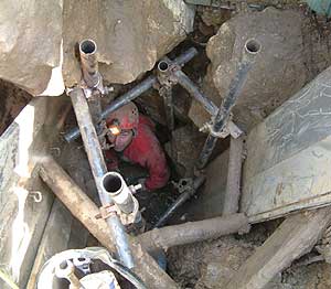 Our most recent dig, april 2004